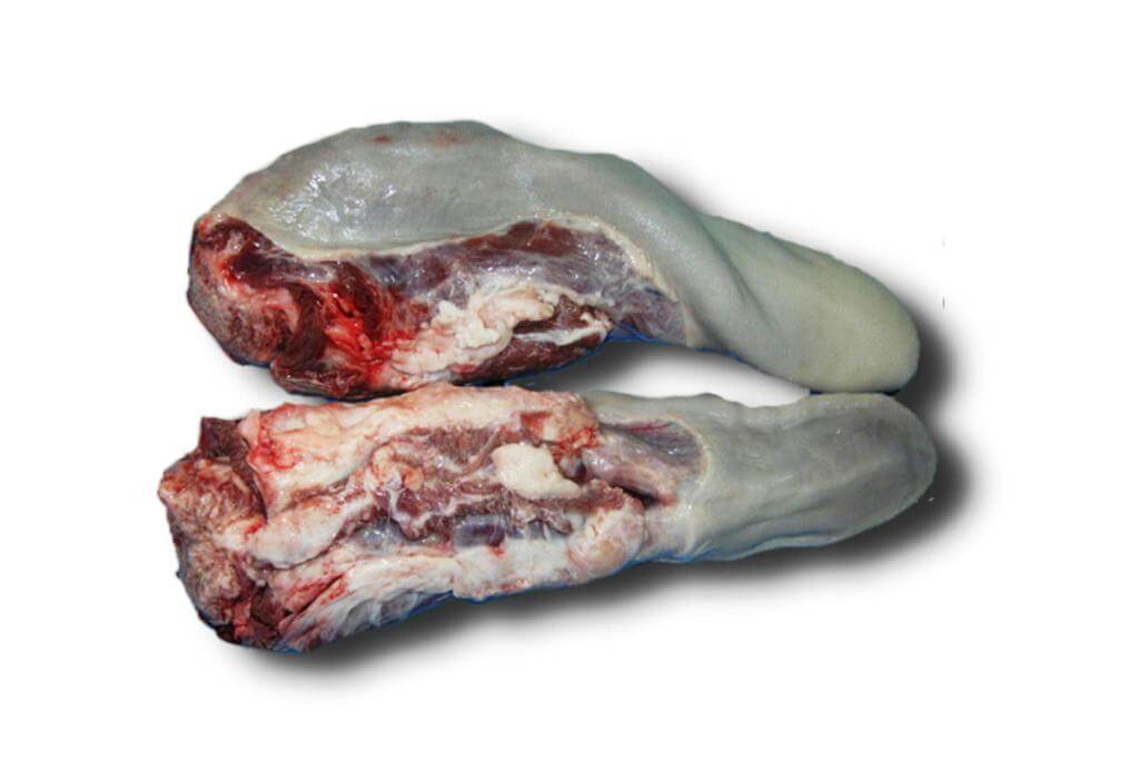 豊西牛ムキタン1セット（概算重量1.2kg）