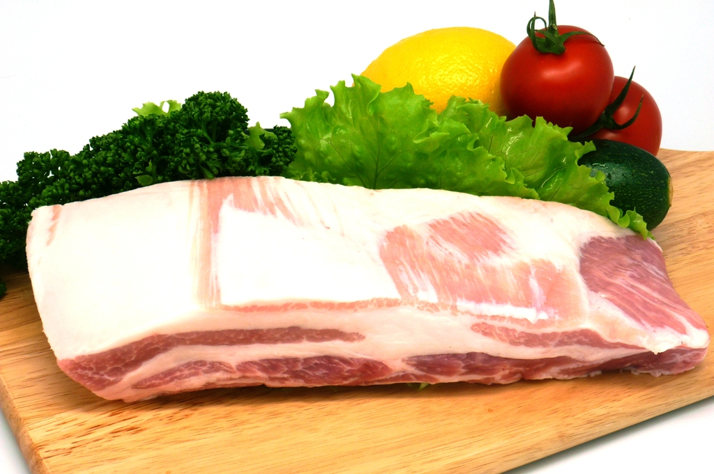 瑞穂野もち豚バラ【原木1枚】/3kg